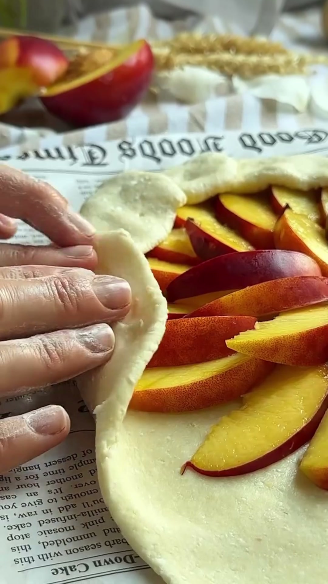 Галета с нектаринами