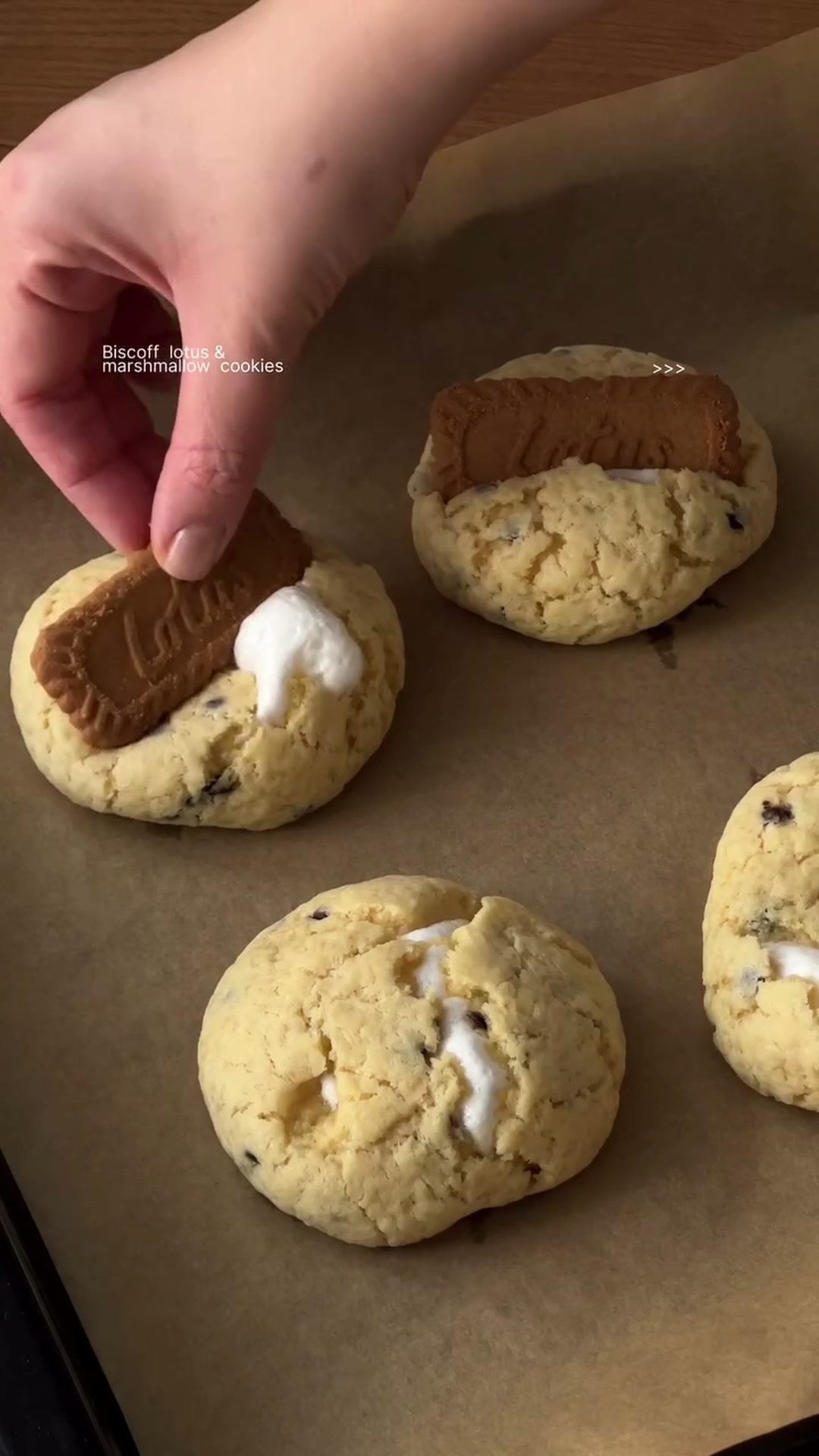 Кукисы с маршмеллоу и Biscoff