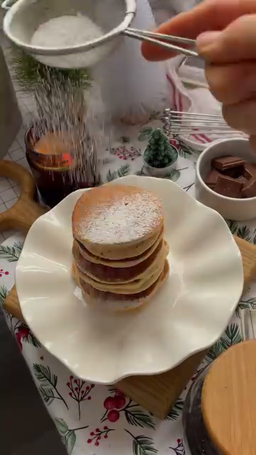 Панкейки с шоколадом