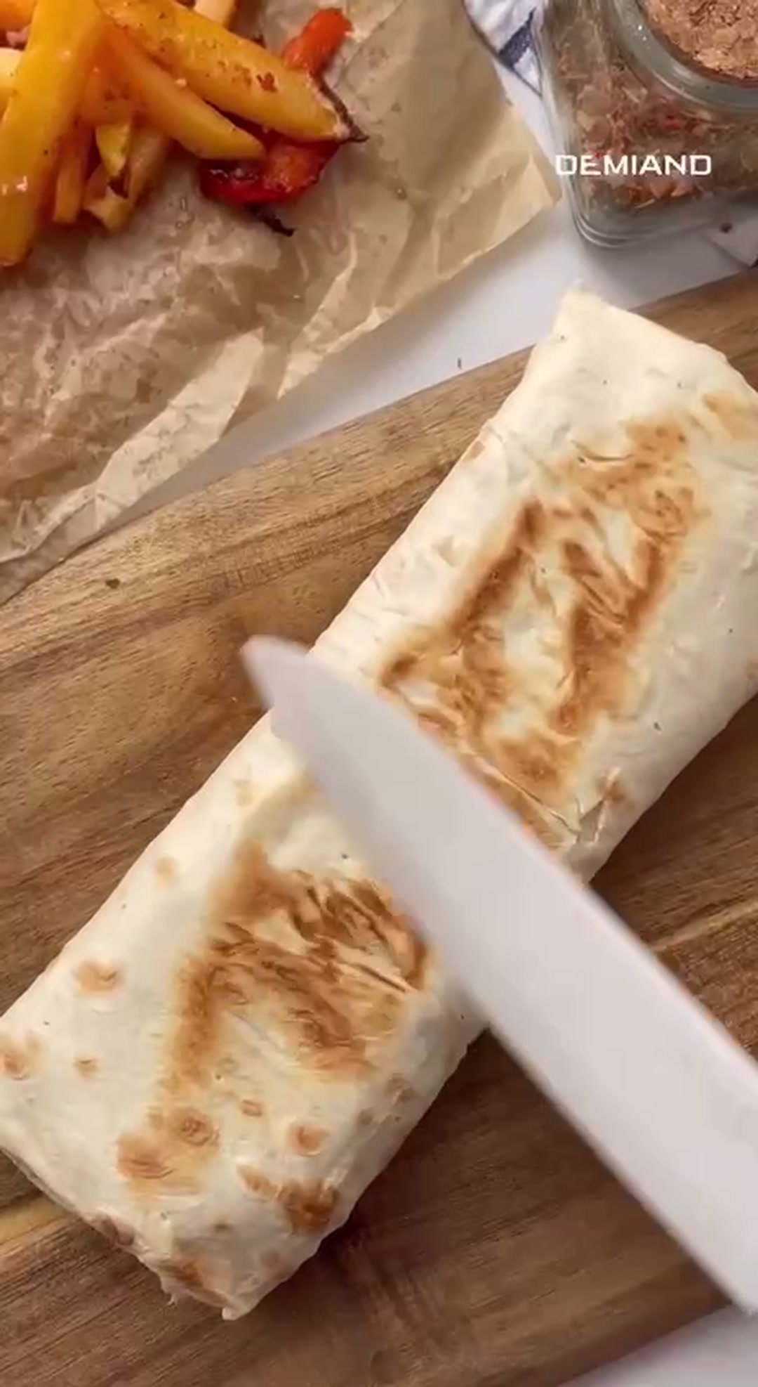 Сочная шаурма с хрустящим фри