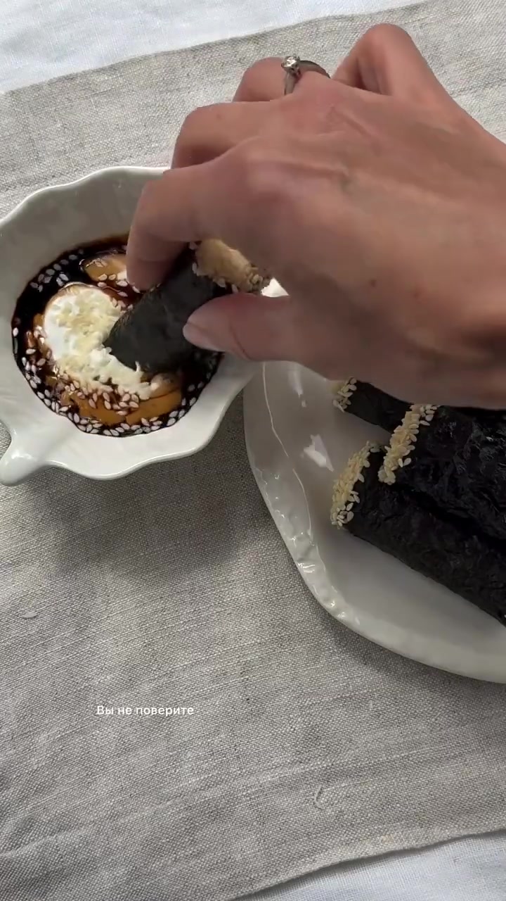 Куриные рулетики в нори