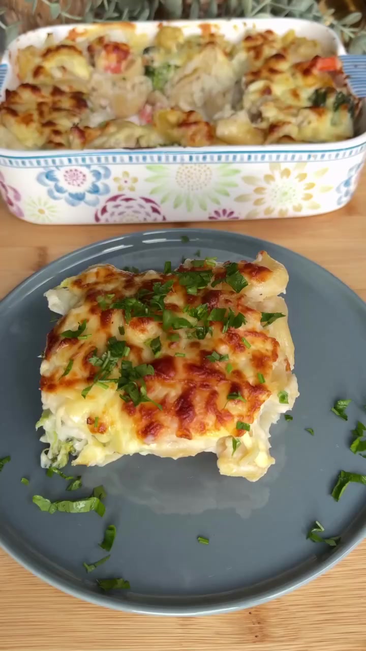 Овощная запечённая паста