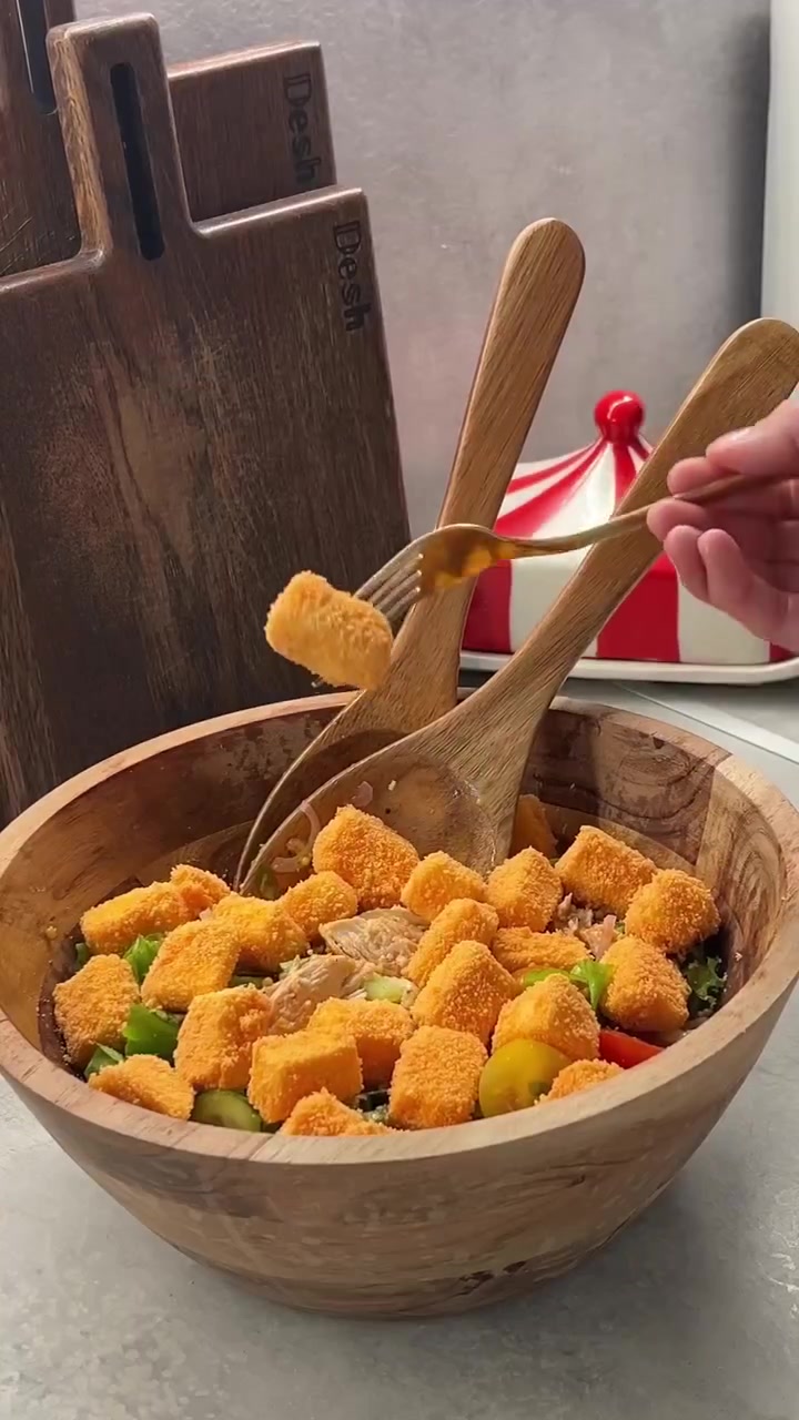 Салат с запеченной фетой