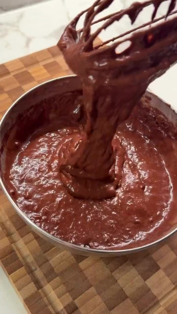 Шоколадно-банановый брауни